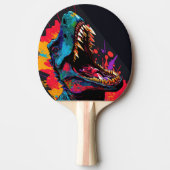 Extreme Dinosaur Blue T Rex kinder Tafeltennisbatje (Voorkant)