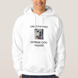 EXTREME DOG WALKER, GROTE PYRENTEN HOODIE