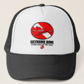 Extreme duik (Cave Diver) Trucker Pet (Voorkant)