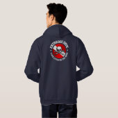 Extreme duik (schedel) hoodie (Achterkant volledig)