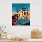 Extreme Explorer Gebergte, Spreekwoord Poster (Keuken)