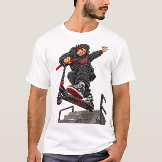 Extreme Freestyle Scooter Trap Sprong T-shirt