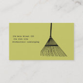 Extreme Gardening Rake Visitekaartje (Achterkant)