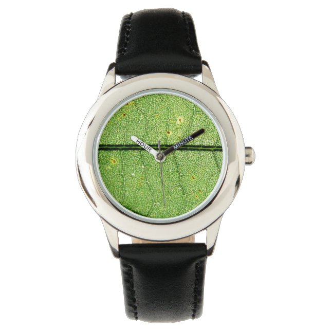 Extreme Green Leaf Horloge (Voorkant)