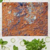 Extreme Grunge Beton Verroest Staal XG-4 Theedoek (Gevouwen)