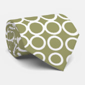 Extreme Halftone - Khaki over wit Stropdas (Opgerold)