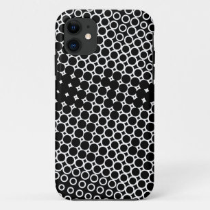 Extreme halve toon - zwart op witte iPhone draagta Case-Mate iPhone Case