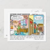 Extreme Heart Makeover briefkaart (Voorkant / Achterkant)