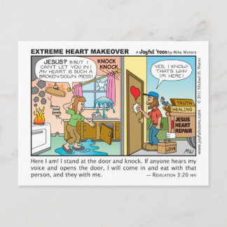Extreme Heart Makeover briefkaart