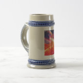 Extreme heteluchtballon op vulkanische helling bierpul (Voorkant links)