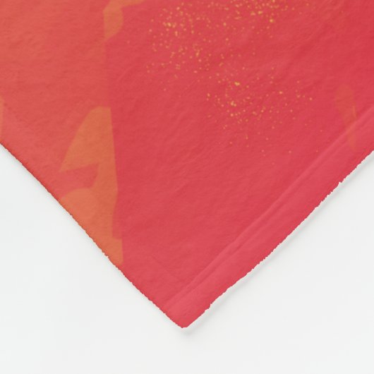 Extreme heteluchtballon op vulkanische helling fleece deken (Hoek)