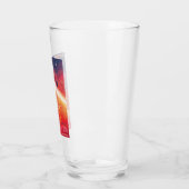 Extreme heteluchtballon op vulkanische helling glas (Links)