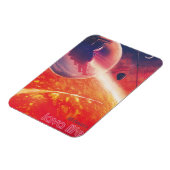 Extreme heteluchtballon op vulkanische helling magneet (Linkerzijde)