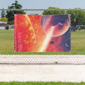 Extreme heteluchtballon op vulkanische helling spandoek (Insitu)