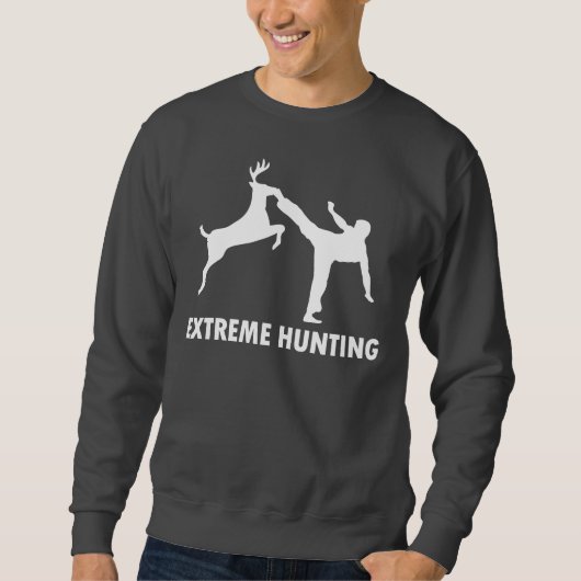 Extreme Hunting Deer Karate Kick Trui (Voorkant)