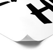 Extreme Hunting Karate Kick Deer Poster (Hoek)