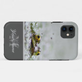 Extreme kikkikkermacro met gouden ogen! Hoesje-Mat Case-Mate iPhone Case (Achterkant (horizontaal))