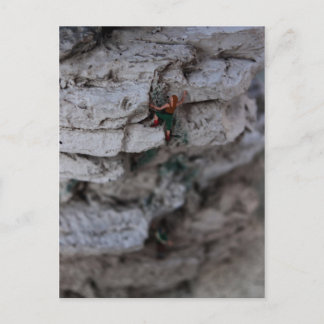 Extreme klimmer briefkaart