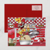 Extreme koken ansichtkaart briefkaart (Voorkant / Achterkant)