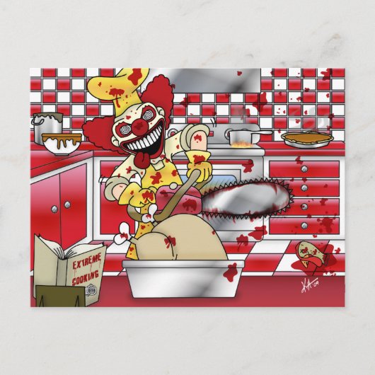 Extreme koken ansichtkaart briefkaart (Voorkant)
