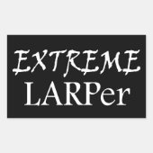 Extreme Larper Rechthoekige Sticker (Voorkant)