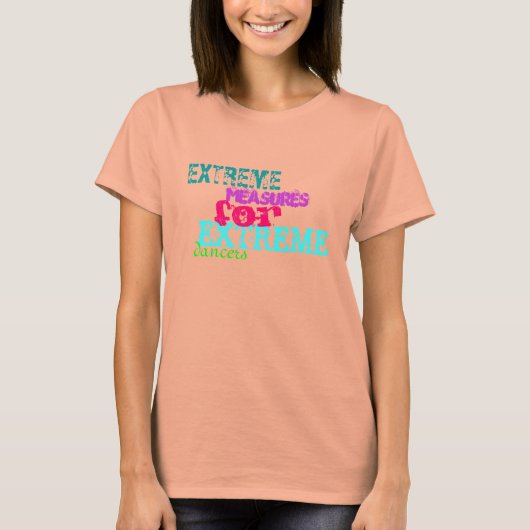 extreme maatregelen voor het shirt van de extreme (Voorkant)