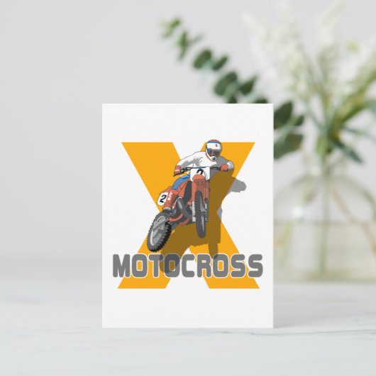 Extreme Motocross Briefkaart (Staand voorkant)