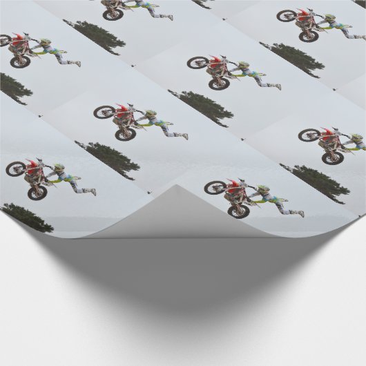 Extreme Motocross Cadeaupapier (Hoek)