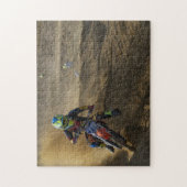 Extreme Motocross Motorcycle Bike Legpuzzel (Verticaal)