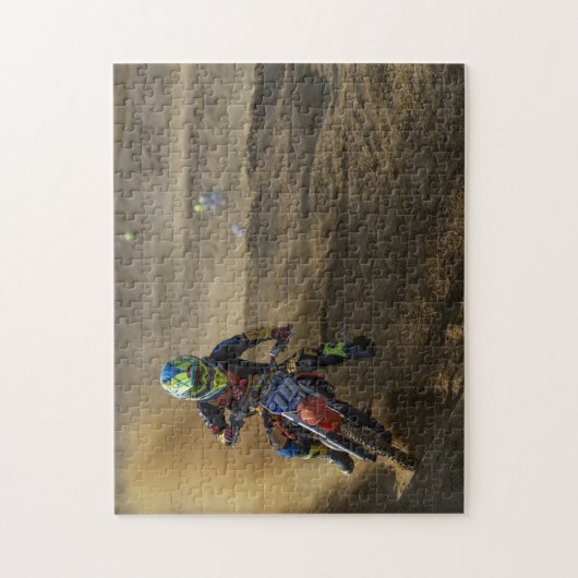 Extreme Motocross Motorcycle Bike Legpuzzel (Verticaal)