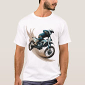 Extreme Motocross Rider Feel the Thrill Tee T-shirt (Voorkant)
