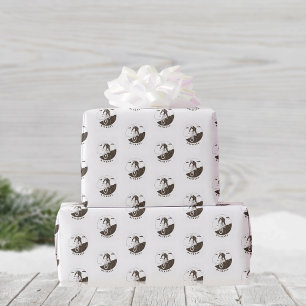 Extreme Mountain Biking Sport Cyclist Name Cadeaupapier