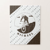 Extreme Mountain Biking Star Cyclist Name Legpuzzel (Verticaal)