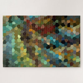 Extreme mozaïekkleurige Abstracte Tegels Legpuzzel