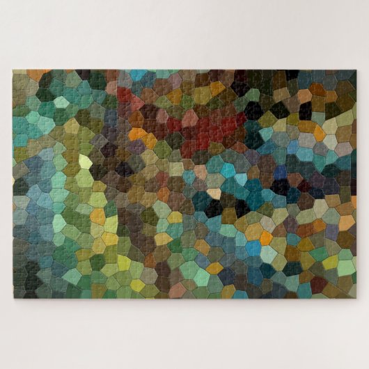 Extreme mozaïekkleurige Abstracte Tegels Legpuzzel (Horizontaal)