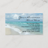 Extreme ontspanning strand Elegante spa reizen Visitekaartje (Voorkant)