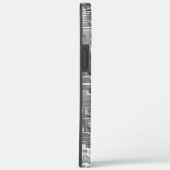 Extreme overlay-rommel van grijze reliëfkwadraten Case-Mate iPhone case (Achterkant / Rechts)