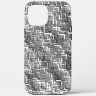 Extreme overlay-rommel van grijze reliëfkwadraten Case-Mate iPhone case
