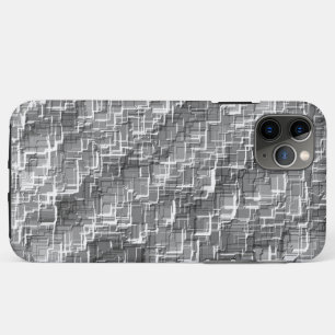 Extreme overlay-rommel van grijze reliëfkwadraten Case-Mate iPhone case