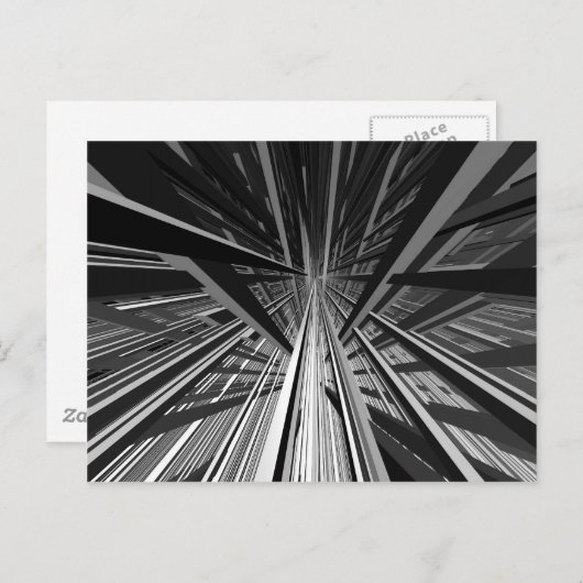 Extreme perspectieven briefkaart (Voorkant / Achterkant)