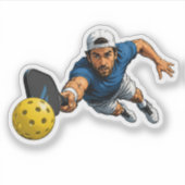 Extreme Pickleball Waterdichte Vinyl Sticker (Voorkant)