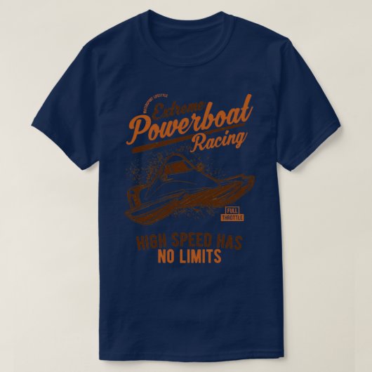 Extreme Powerboat Racing T-shirt (Design voorkant)