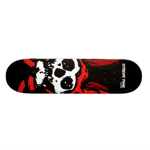 Extreme Punk konijnenschedelkarton Persoonlijk Skateboard