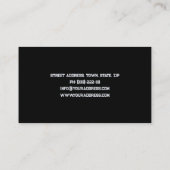 Extreme Pyrotechniek - Vuurwerkspecialist Kaart Visitekaartje (Achterkant)