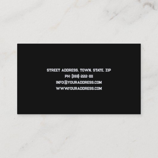 Extreme Pyrotechniek - Vuurwerkspecialist Kaart Visitekaartje (Achterkant)