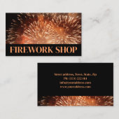 Extreme Pyrotechniek - Vuurwerkspecialist Kaart Visitekaartje (Voorkant / Achterkant)