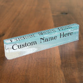 Extreme reaxatie strand Uitzicht oceaan Naambordje (Zijkant)