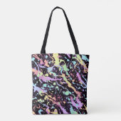 extreme regenbooginktinteling : tote bag (Achterkant)