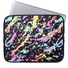 extreme regenbooginktuitbarsting : laptop sleeve