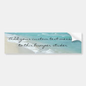 Extreme relaxatie Beach Uitzicht White Sand Bumpersticker (Voorkant)